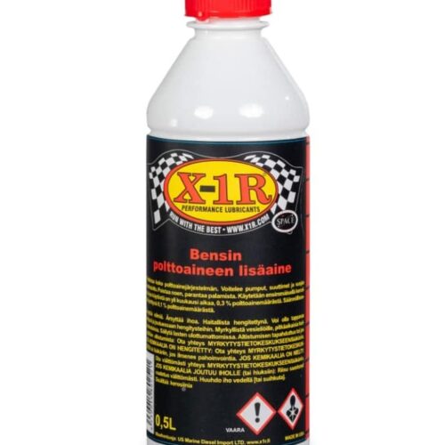 Kuvassa X-1R Bensin+Booster, polttoaineen lisäaine 500 ml