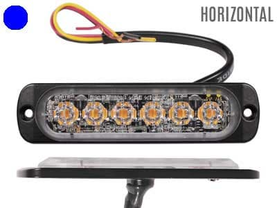 Kuvassa AXIXTECH ST6 LED-Tasovilkku, Vaaka-asennettava 12-24V