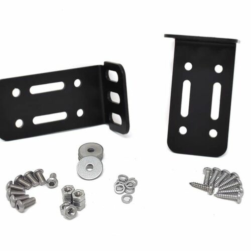 Kuvassa Lazer rekisterikilpikiinnikepari