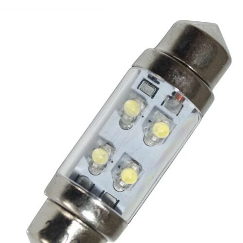 Kuvassa LED-Polttimo 24v, Punainen