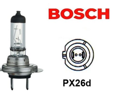 Kuvassa Halogen Polttimo Bosch H7 55W 12V