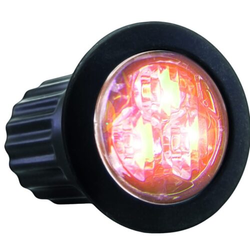 Kuvassa Strands LED-Tasovilkku Pyöreä 3xLED, Keltainen