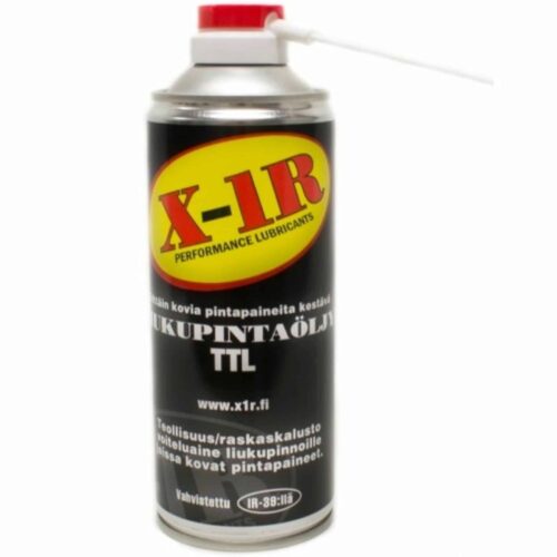 Kuvassa X-1R TTL-spray, Liukupintojen voiteluaine 400 ml