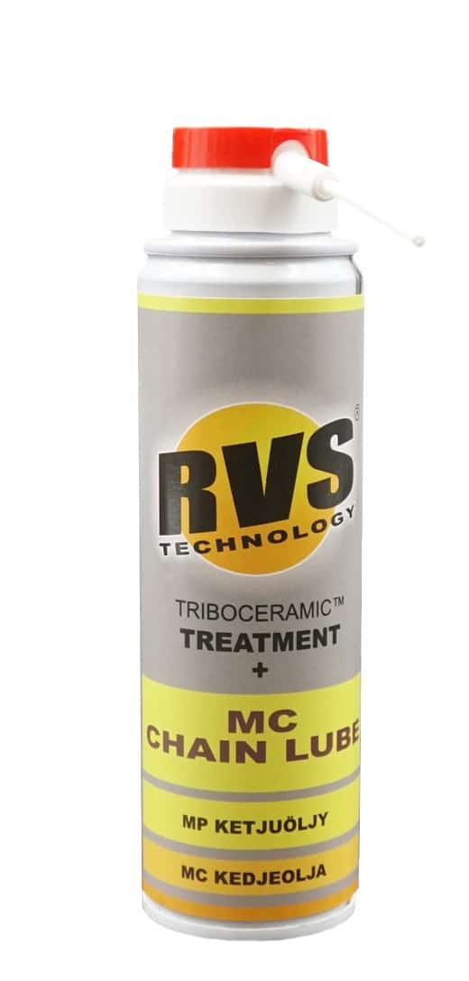 Kuvassa RVS TECHNOLOGY® pienkoneille MC Chain Lube