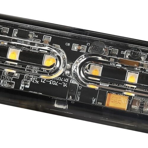 Kuvassa VSWD LED-Tasovilkku 12-24V, Keltainen