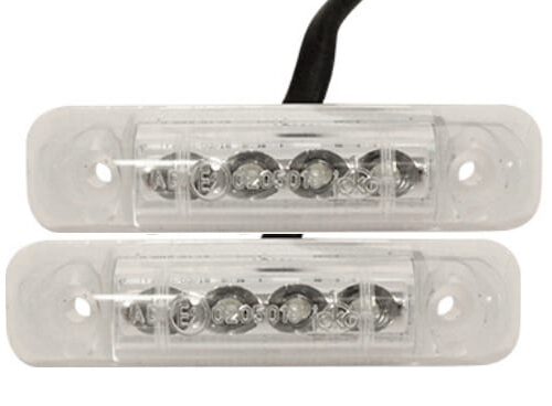 Kuvassa Led-äärivalot spoileriin 2kpl/ setti