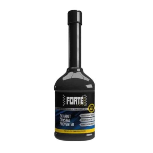 Kuvassa FORTÉ Exhaust Crystal Preventer CV, Raskas kalusto (400ml)