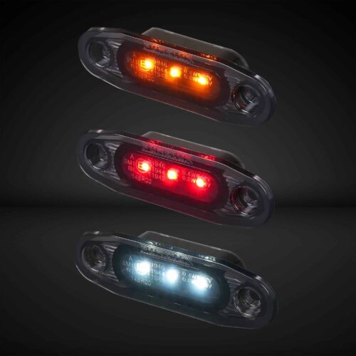 Kuvassa Purelux LED-Äärivalot (tummaoptiikka)