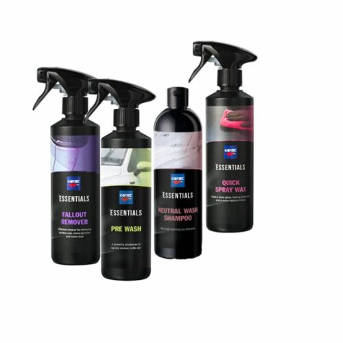 Kuvassa Pesuaine- ja suojausainesetti Cartec 4 in 1