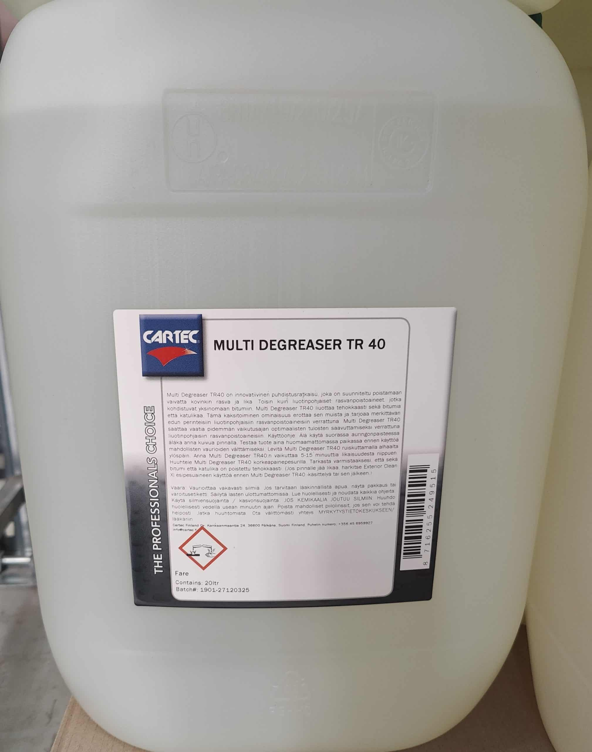 Cartec Multidegreaser TR-40